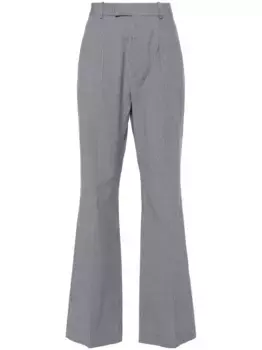 Расклешенные брюки с узором Vivienne Westwood, серый