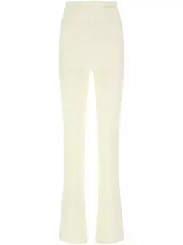 Расклешенные брюки с высокой талией ANDREDAMO, белый