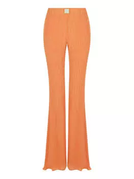 Расклешенные брюки с высокой талией Nocturne, оранжевый