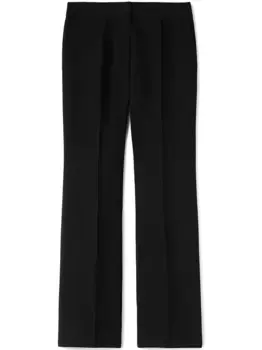 Расклешенные брюки с заниженной талией JIL SANDER, черный