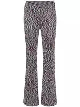 Расклешенные брюки с завышенной талией Missoni, синий