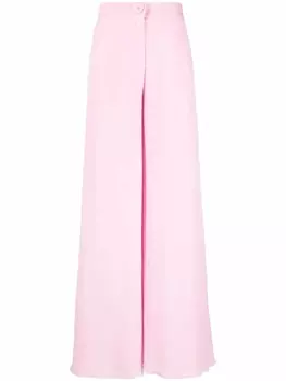 Расклешенные брюки с завышенной талией Moschino, розовый