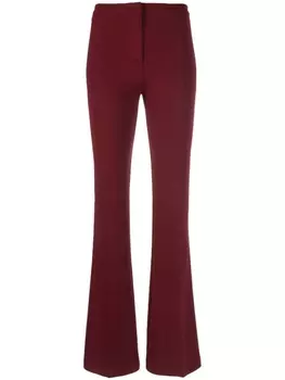 Расклешенные брюки с завышенной талией PINKO, красный