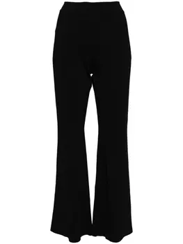 Расклешенные брюки с завышенной талией Stella McCartney, черный