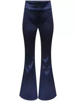 Расклешенные брюки Sculpted Galvan, синий