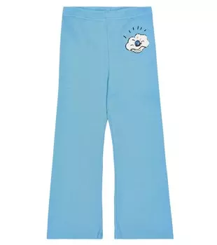 Расклешенные брюки Seashell Mini Rodini, разноцветный