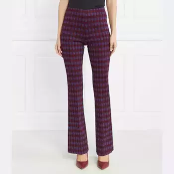 Расклешенные брюки Silvian Heach, бургунди