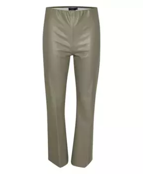 Расклешенные брюки Slkaylee из искусственной кожи Soaked In Luxury, серый