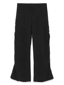 Расклешенные брюки со сборками SONGZIO, серый