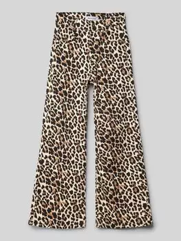 Расклешенные брюки со шлевками для ремня Blue Effect, черный