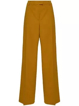 Расклешенные брюки со складками La DoubleJ, желтый