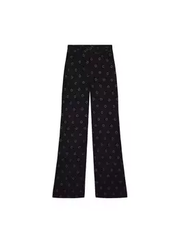 Расклешенные брюки со складками Scalpers, серый