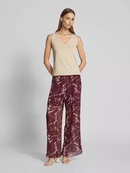 Расклешенные брюки со складками ZABAIONE, красный