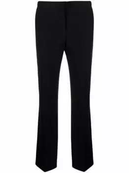 Расклешенные брюки средней посадки VERSACE, черный