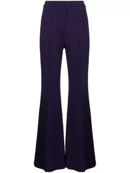 Расклешенные брюки строгого кроя Galvan London, фиолетовый