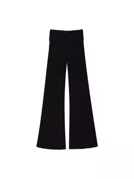 Расклешенные брюки THE-ARE, черный