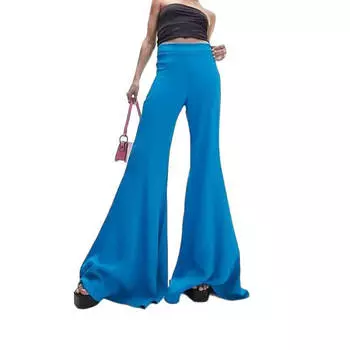 Расклешенные брюки Topshop Premium Limited Edition, синий