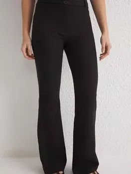 Расклешенные брюки Trendyol, черный