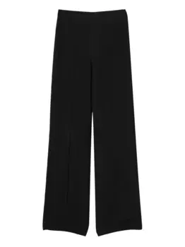 Расклешенные брюки TWINSET, черный