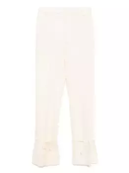 Расклешенные брюки узкого кроя Rokh, нейтральный