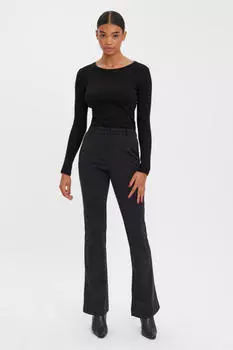 Расклешенные брюки Vero Moda, черный