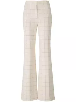 Расклешенные брюки Veronica Beard, нейтральный цвет