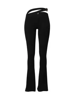 Расклешенные брюки Versace Jeans Couture, черный