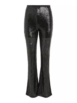 Расклешенные брюки VILA, черный