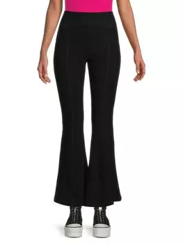 Расклешенные брюки в рубчик Area Stars, черный