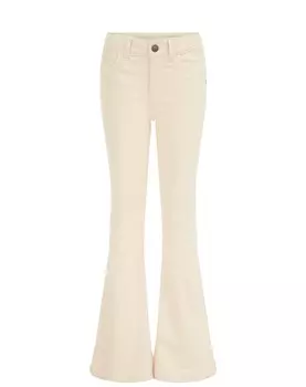 Расклешенные брюки We Fashion, бежевый