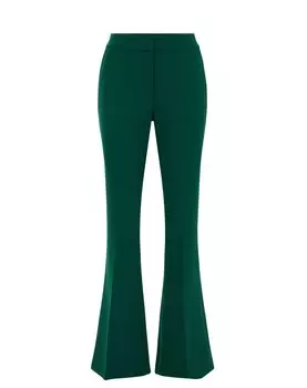 Расклешенные брюки WE Fashion, зеленый