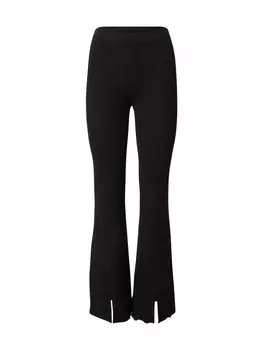 Расклешенные брюки WEEKDAY, черный