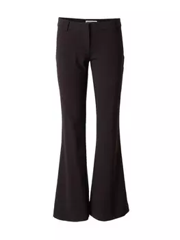 Расклешенные брюки WEEKDAY Sarabi, черный