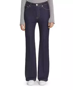 Расклешенные джинсовые брюки Lanvin, синий