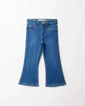 Расклешенные джинсовые брюки Sfera, синий