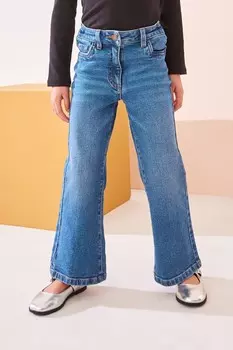 Расклешенные джинсы (3 16 лет) Next, синий