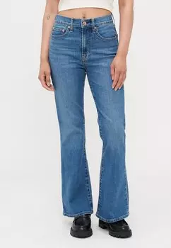 Расклешенные джинсы 70S HERON GAP Petite, синий