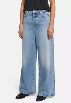Расклешенные джинсы 7 for all mankind, светло-синий