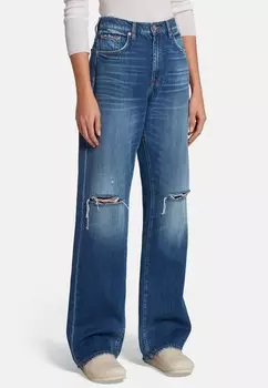 Расклешенные джинсы 7 for all mankind, темно-синий