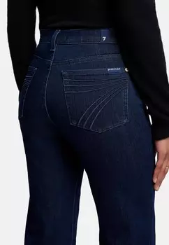 Расклешенные джинсы 7 for all mankind, темно-синий