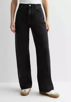 Расклешенные джинсы ADALAE HIGH WAIST WIDE LEG New Look, черный