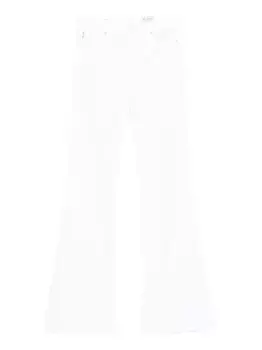 Расклешенные джинсы AG Jeans, белый