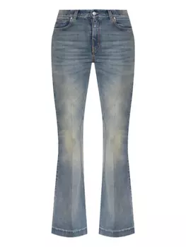 Расклешенные джинсы Alexander McQueen, синий