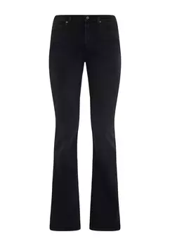 Расклешенные джинсы ALI 7 for all mankind, черный