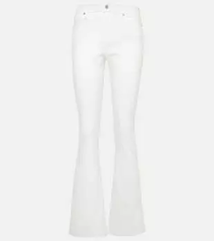 Расклешенные джинсы ali с высокой посадкой 7 For All Mankind, белый