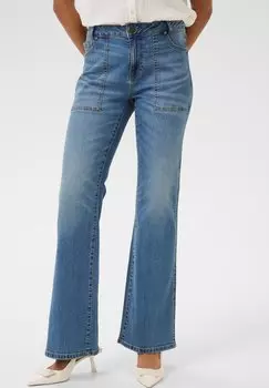 Расклешенные джинсы AMI Culture, синий