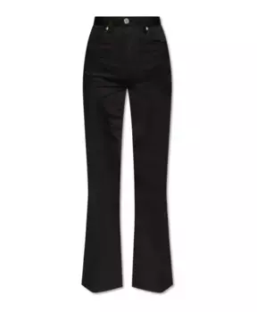 Расклешенные джинсы Ami Paris, черный