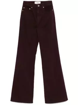 Расклешенные джинсы AMI Paris, красный