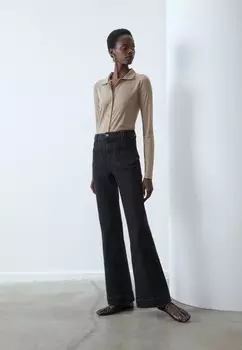 Расклешенные джинсы Anna Field, цвет Black Denim