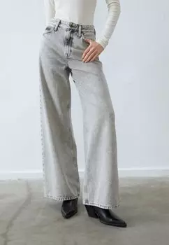 Расклешенные джинсы Anna Field, серый деним